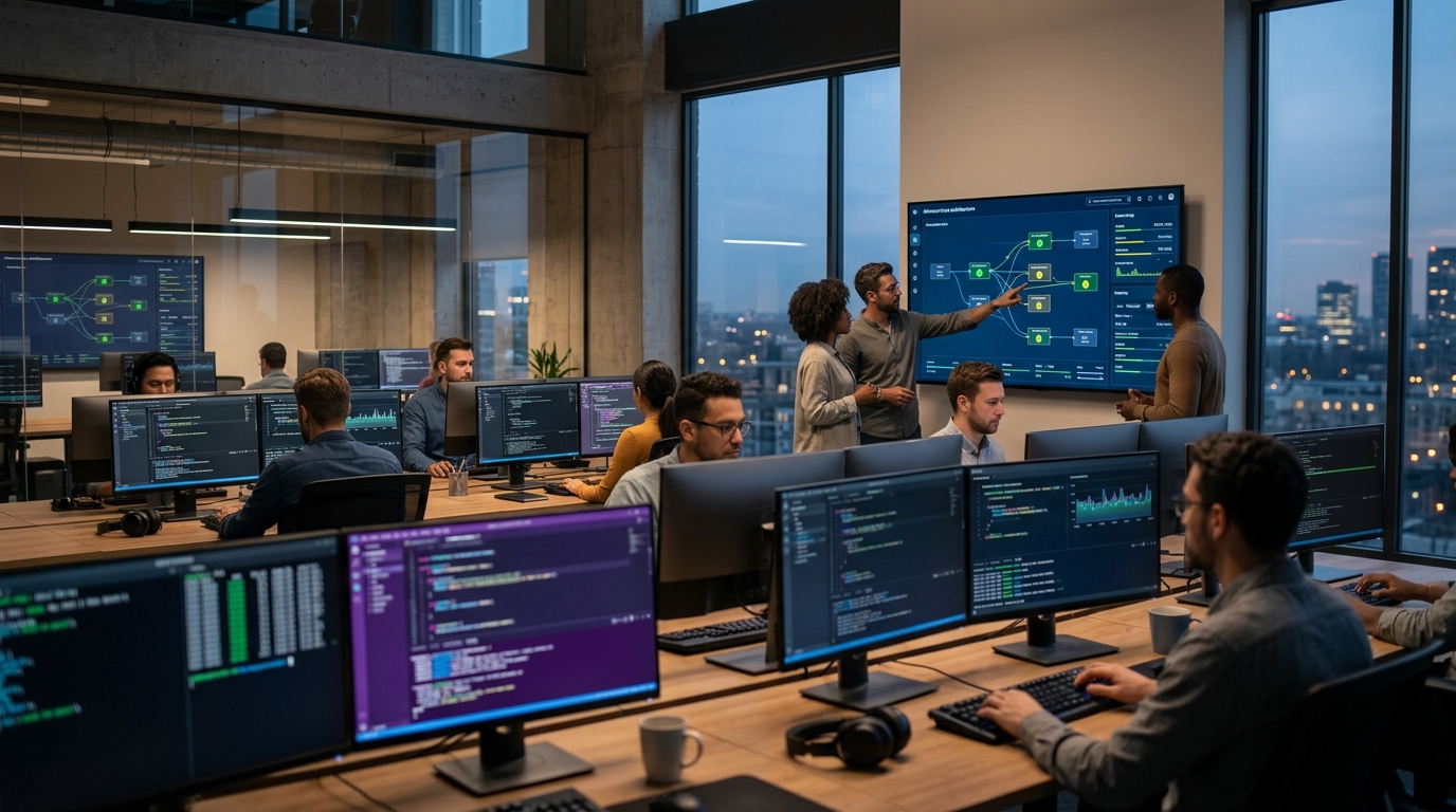 Developer dashboard highlighting real-time signal processing