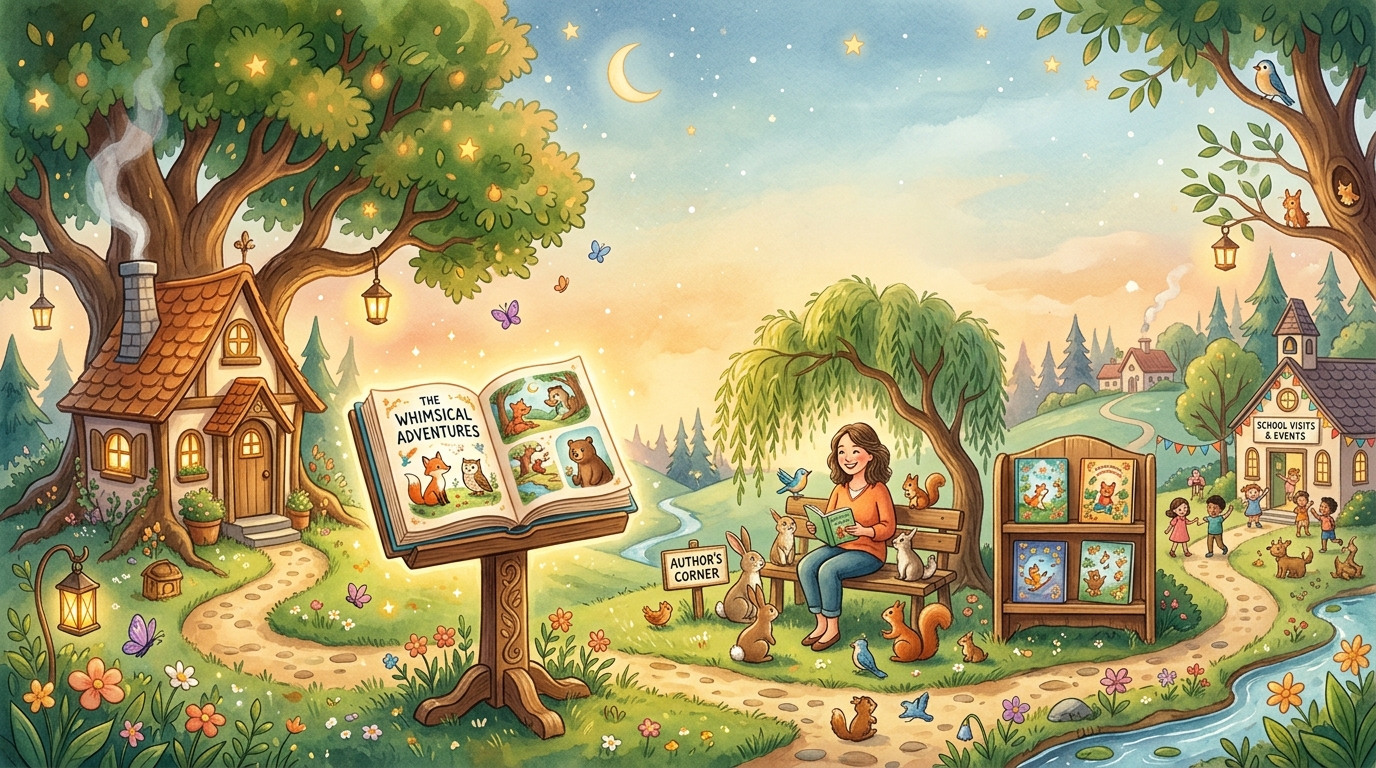 A magical illustration from a children's storybook