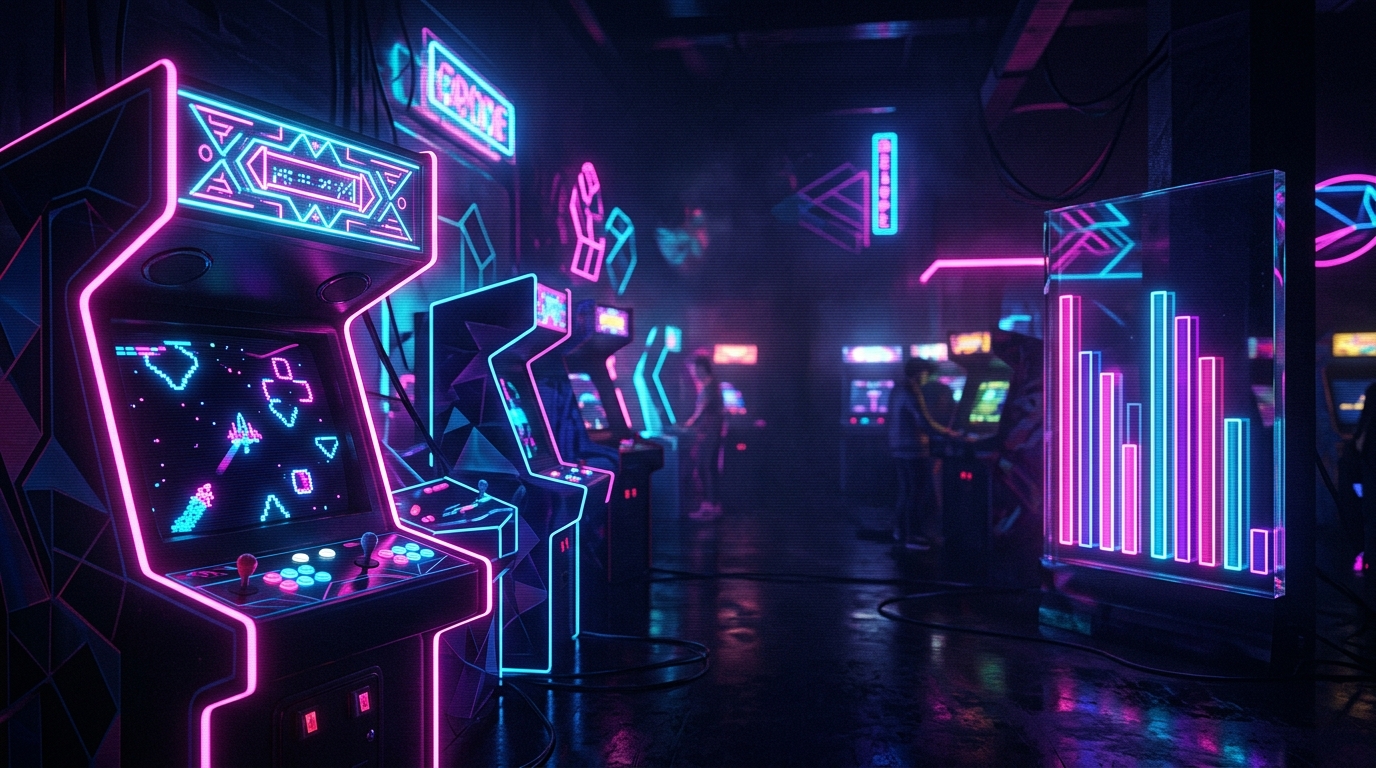 Neon Arcade Atmosphere